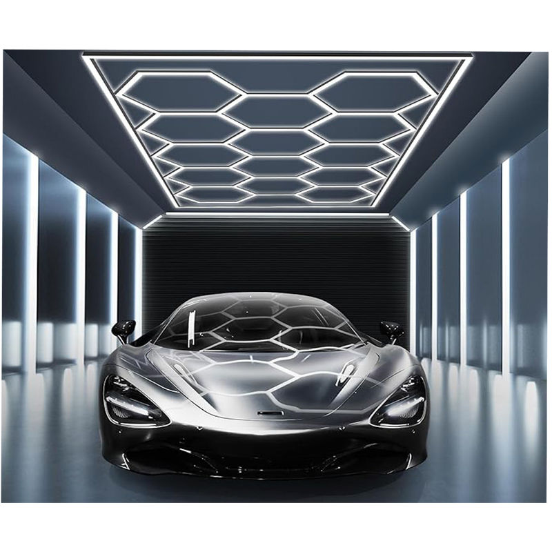 HEX CAR SHOP DECORATIVE LIGHT KIT WITH FRAME 96in X 190in