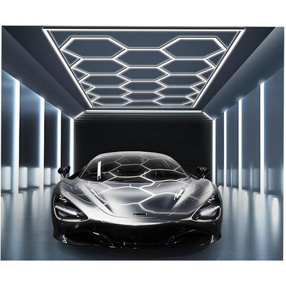 HEX CAR SHOP DECORATIVE LIGHT KIT WITH FRAME 96in X 190in