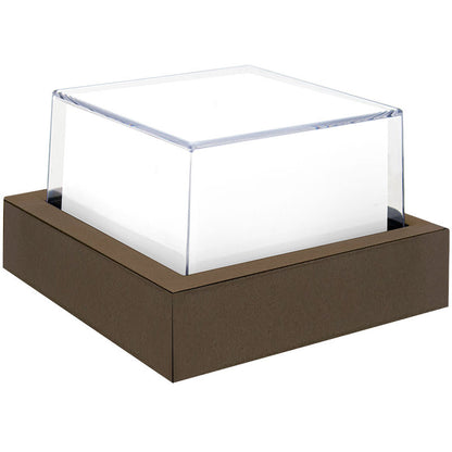 Westgate LRS-G-MCT-C90-MGBR LED Manufacturing Outdoor IP65 Double Lens 12W 120V 650Lm 90 CRI Select 3000K/4000K/5000K Marine Grade Bronze Finish