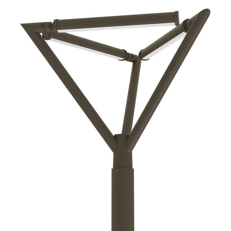 Westgate TOL-YOSEMITE-BR Natural Designer Tree of Light Structure for Open Areas, Wattage 75W, Multi-Color Temperature 3000K/4000K/5000K, Bronze Finish
