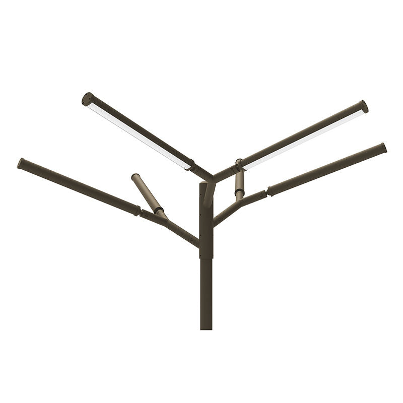 Westgate TOL-YOSEMITE-BR Natural Designer Tree of Light Structure for Open Areas, Wattage 75W, Multi-Color Temperature 3000K/4000K/5000K, Bronze Finish