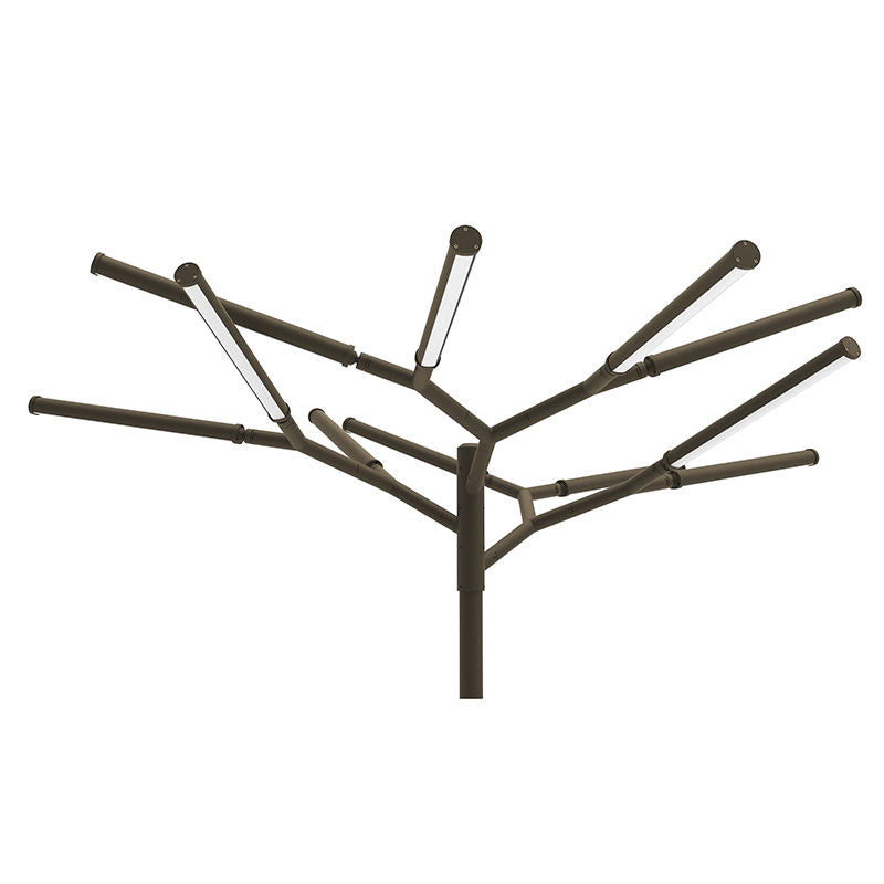 Westgate TOL-YOSEMITE-BR Natural Designer Tree of Light Structure for Open Areas, Wattage 75W, Multi-Color Temperature 3000K/4000K/5000K, Bronze Finish