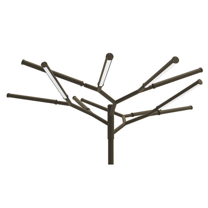 Westgate TOL-YOSEMITE-BR Natural Designer Tree of Light Structure for Open Areas, Wattage 75W, Multi-Color Temperature 3000K/4000K/5000K, Bronze Finish