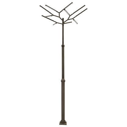 Westgate TOL-YOSEMITE-BR Natural Designer Tree of Light Structure for Open Areas, Wattage 75W, Multi-Color Temperature 3000K/4000K/5000K, Bronze Finish