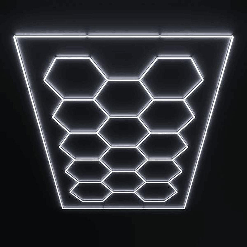 HEX CAR SHOP DECORATIVE LIGHT KIT WITH FRAME 96in X 190in