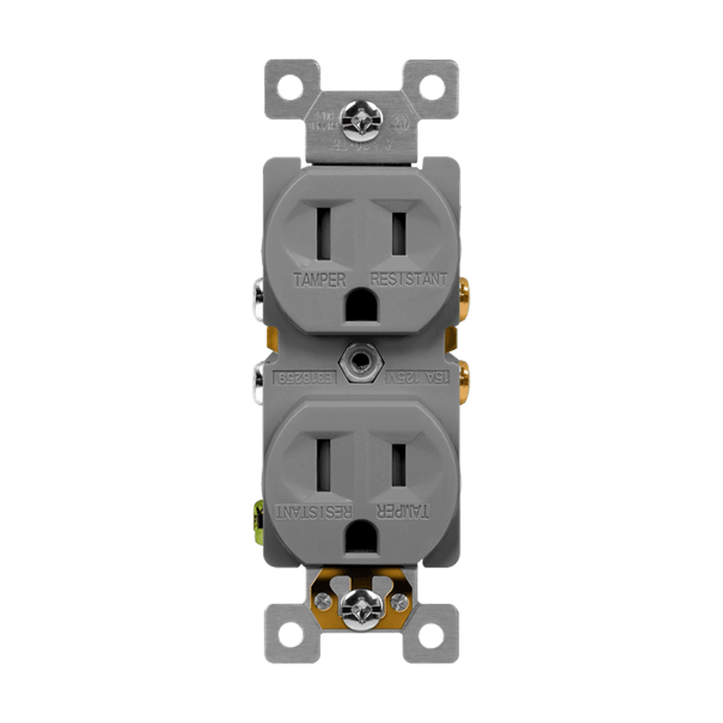 Residential Grade 15A Tamper-Resistant Duplex Receptacle