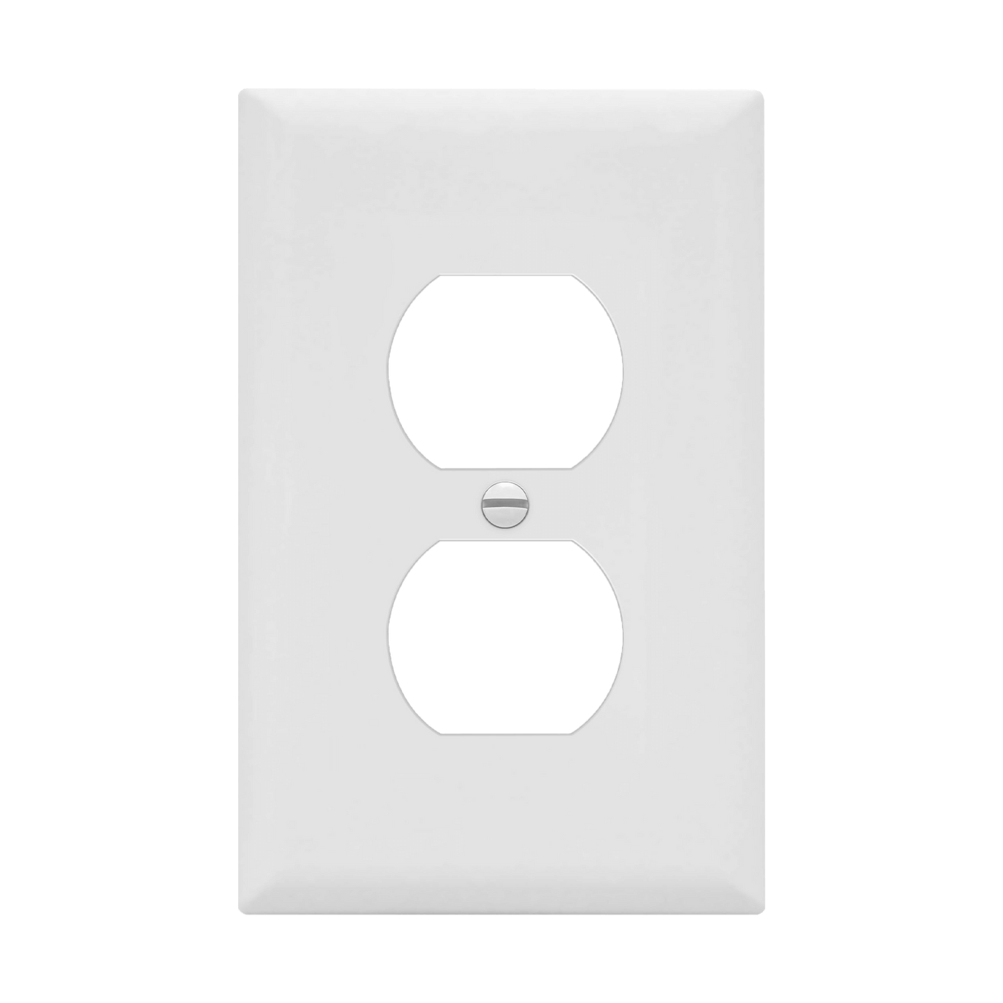 Duplex Receptacle One-Gang Wall Plate, Mid-Size