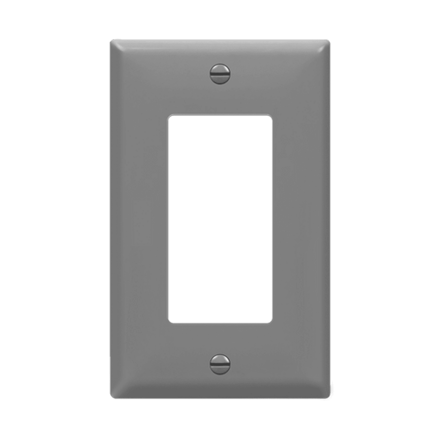 Decorator/GFCI One-Gang Wall Plate, Mid-Size