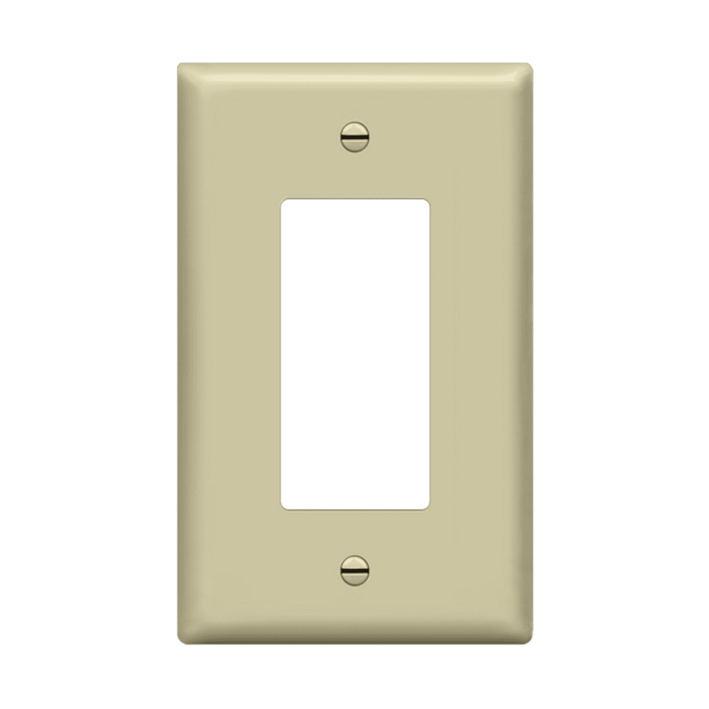 Decorator/GFCI One-Gang Wall Plate, Mid-Size