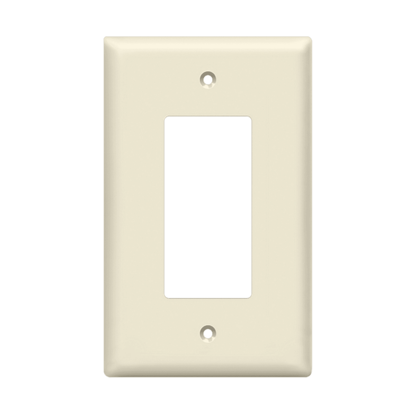 Decorator/GFCI One-Gang Wall Plate, Mid-Size