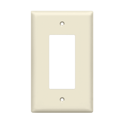 Decorator/GFCI One-Gang Wall Plate, Mid-Size