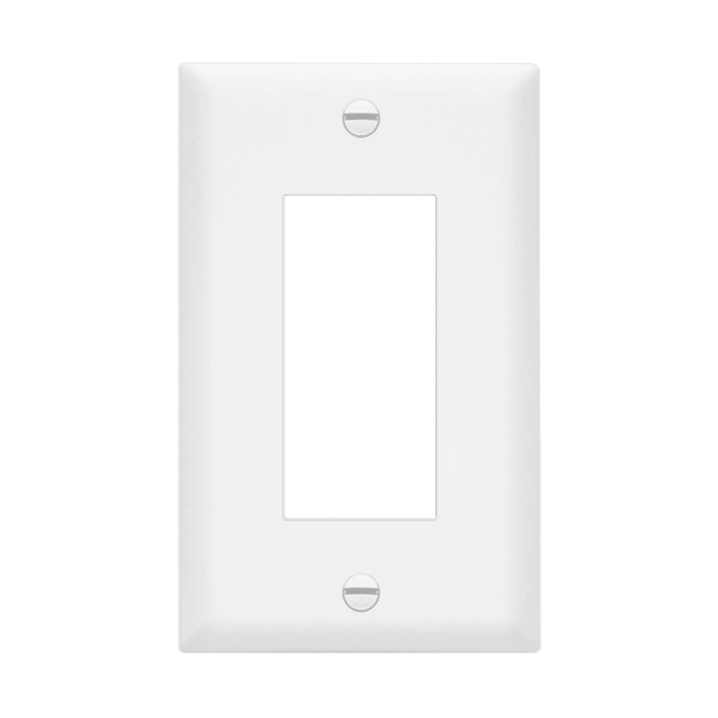 Decorator/GFCI One-Gang Wall Plate, Mid-Size