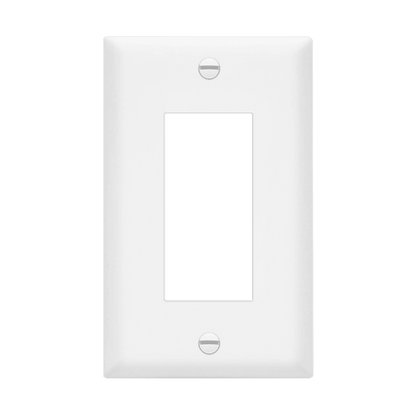 Decorator/GFCI One-Gang Wall Plate, Mid-Size