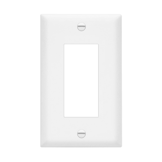 Decorator/GFCI One-Gang Wall Plate, Mid-Size