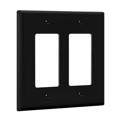 Enerlites 8832M  Decorator/GFCI Two-Gang Wall Plate, Mid-Size
