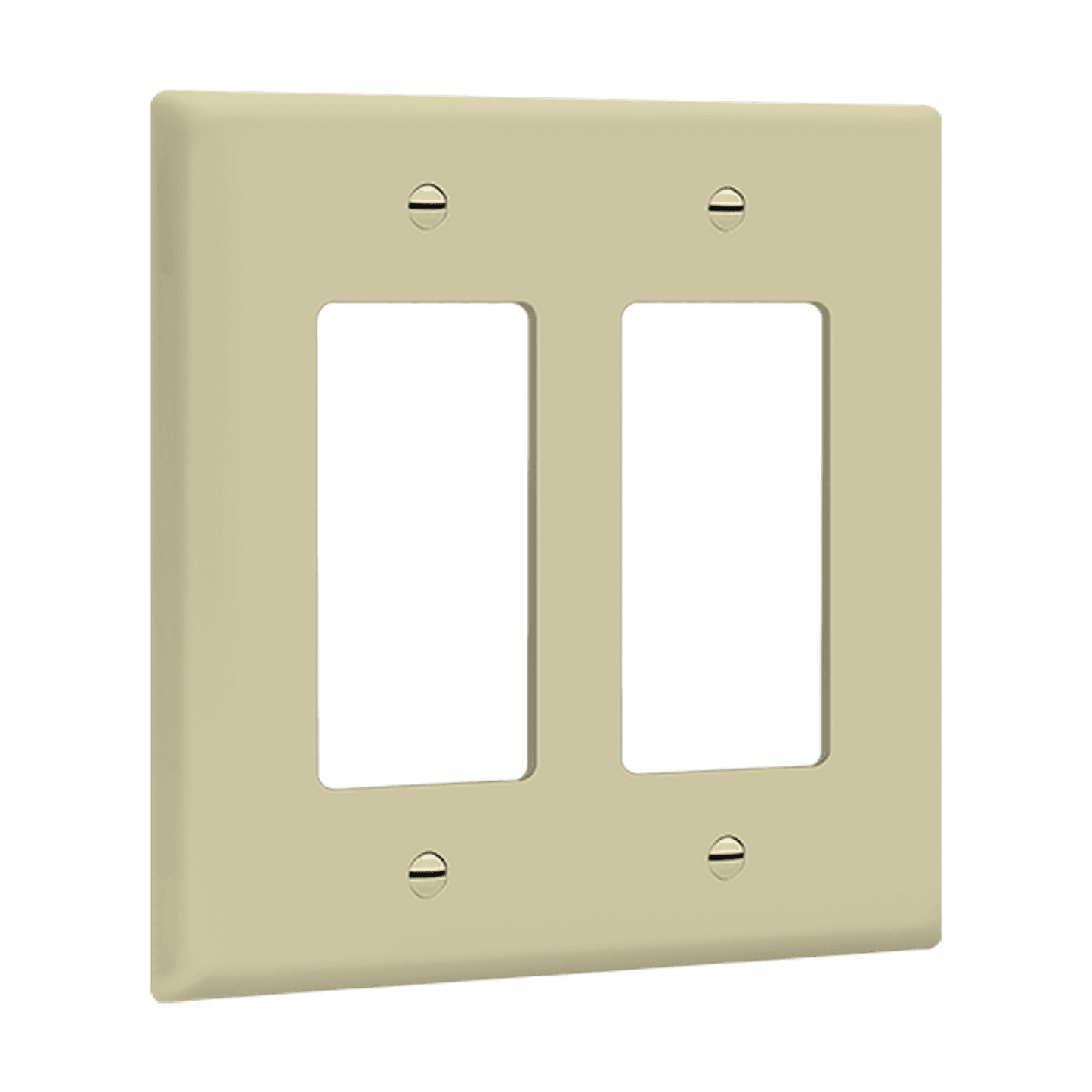 Enerlites 8832M  Decorator/GFCI Two-Gang Wall Plate, Mid-Size