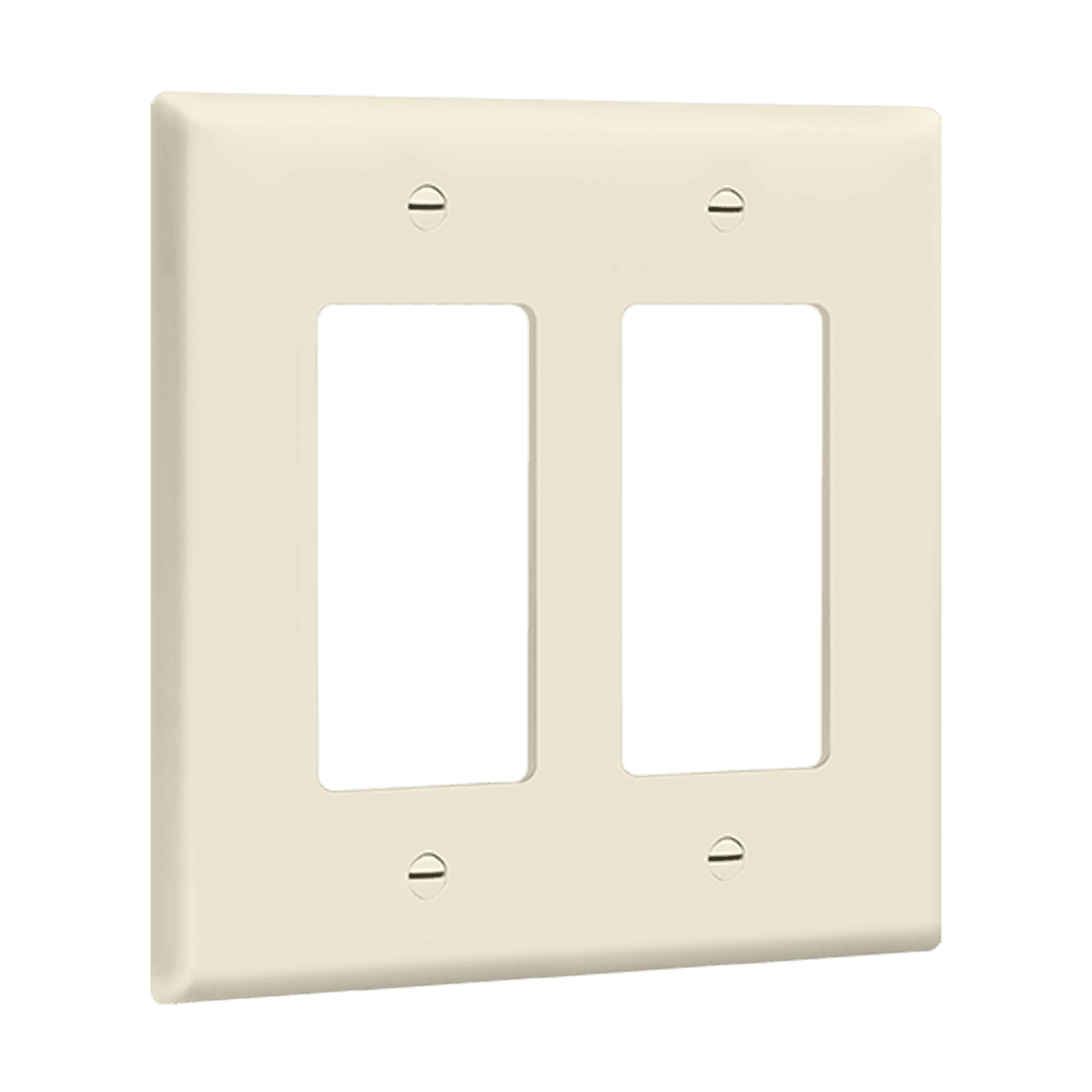 Enerlites 8832M  Decorator/GFCI Two-Gang Wall Plate, Mid-Size