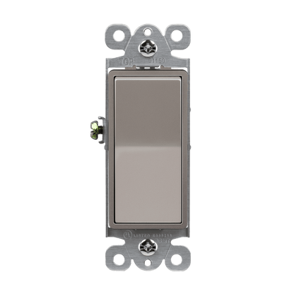 ENERLITE Residential Grade Decorator Switch, Single Pole