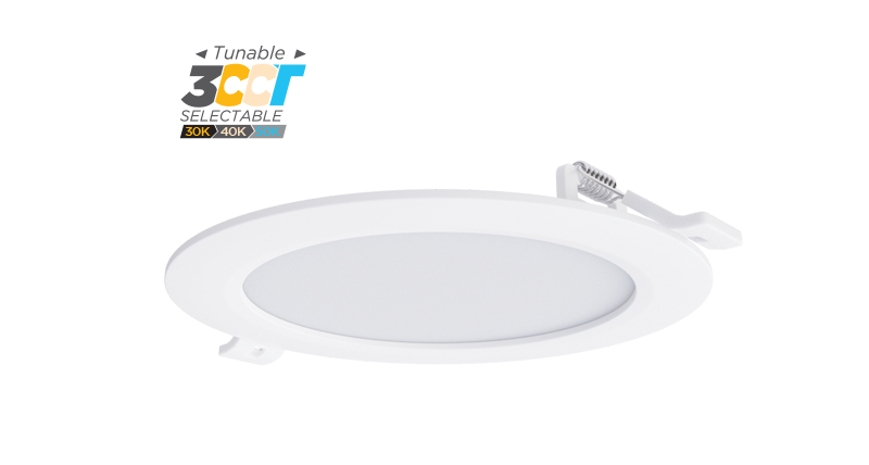 PORTOR 4” Round LED Slim Recessed Downlight with Multiple 3CCT CLEARANCE ON SALE!!