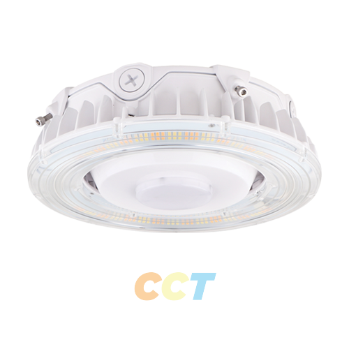 PORTOR LIGHTING Round Canopy Luminaire with CCT Selectable