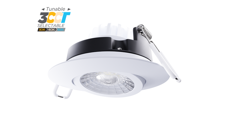 PORTOR 3” Round Recessed Gimbal Downlight