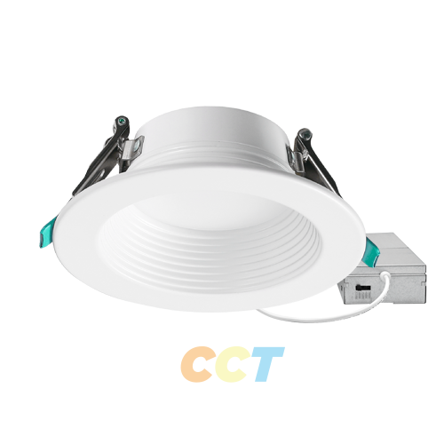 PORTOR LIGHTING 4” Can-Less Downlight with Remote J-Box and CCT Selector