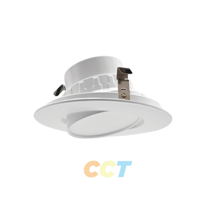 PORTOR LIGHTING 4” Gimbal Retrofit Kit Downlight with CCT Selector