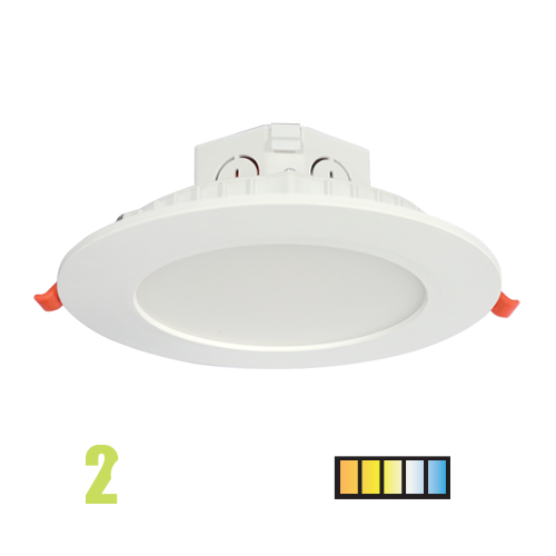 6” Slim Disk 2in1 Downlight with CCT Selector