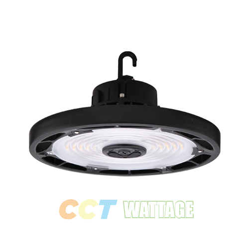 PORTOR LIGHTING Round High Bay with Color Tunable and Wattage Selector