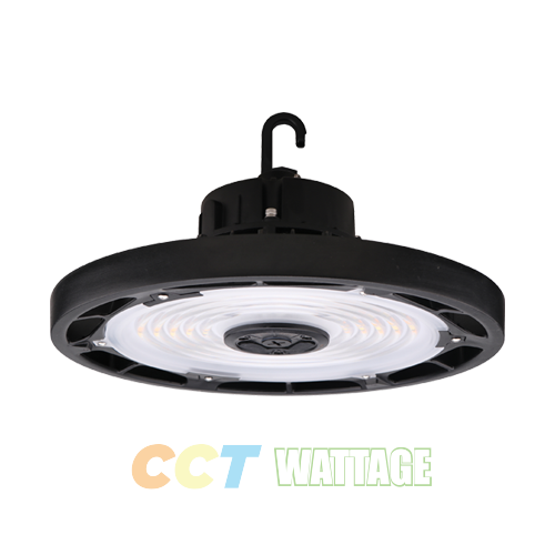 PORTOR LIGHTING Round High Bay with Color Tunable and Wattage Selector