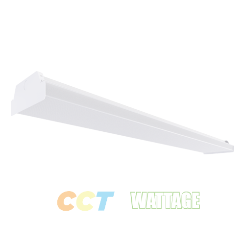 PORTOR LIGHTING 4’ LED Eco-Slim Wraparound Luminaire with CCT and Wattage Selector 30W/35W/40W